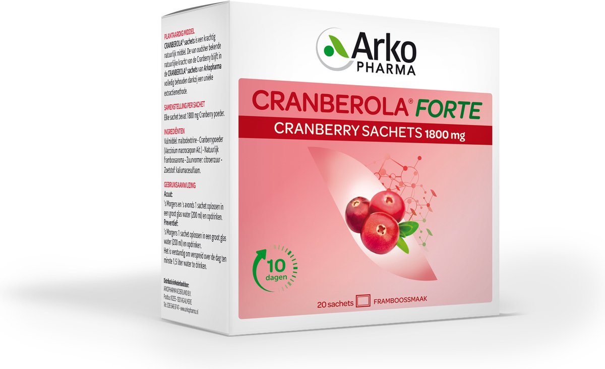 Goedkoopste Arkopharma Cranberola Forte - 20 sachets