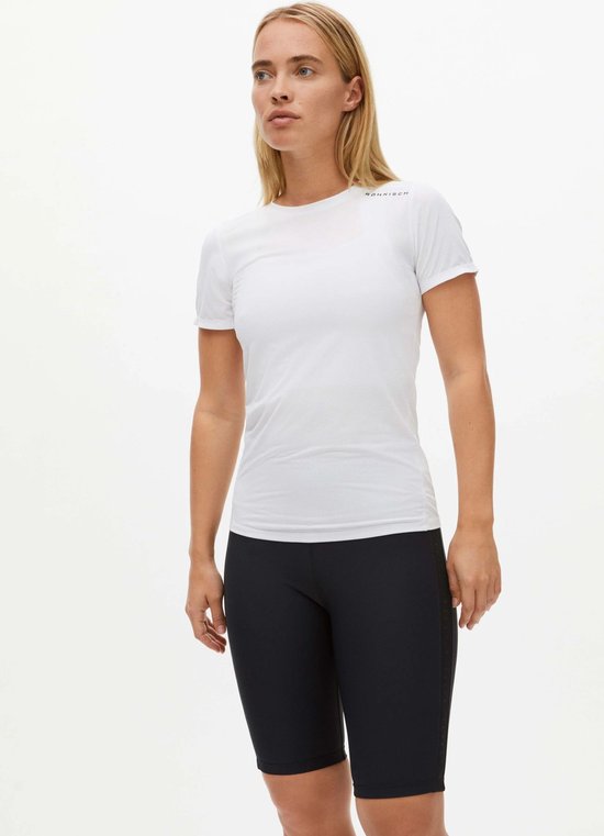 Foto: R hnisch jacquard tee training t shirt korte mouw dames wit