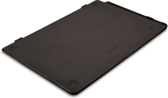NorthLife Convient pour MacBook Air 13 pouces M2/ M3 (2022-2024) Housse en cuir - étui - Zwart