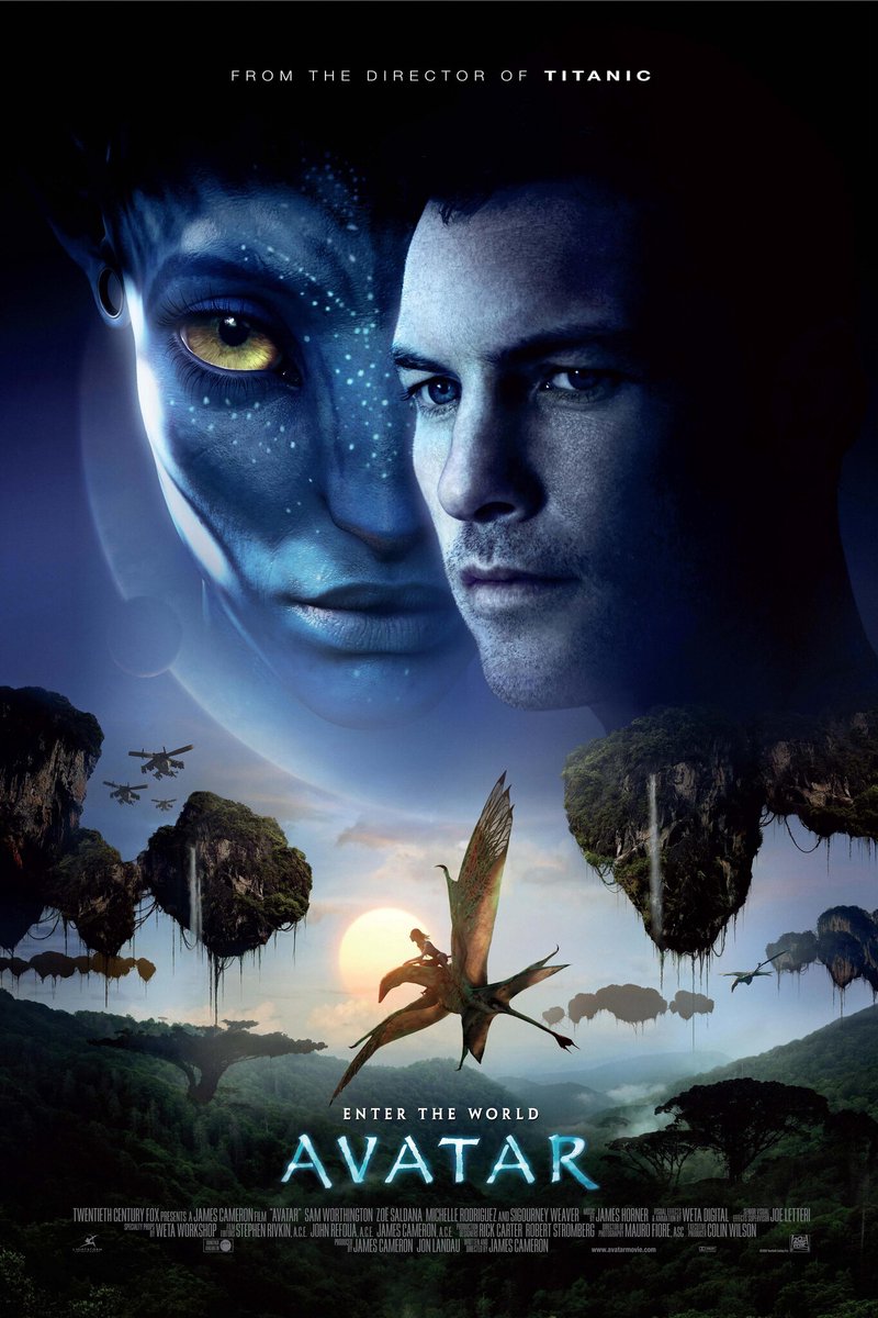 karo-art Poster-Avatar,2009, Originele Filmposter, Premium Print, Professioneel Fotopapier Multikleur