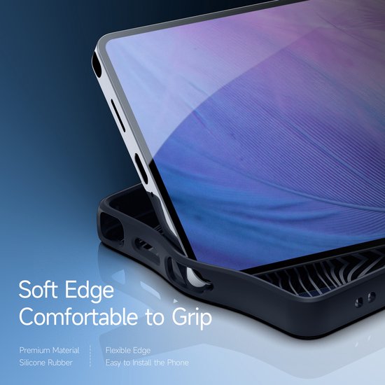 Dux Ducis - Coque de téléphone adaptée au Samsung Galaxy S25 Ultra - Back Cover - Série Aimo - Zwart