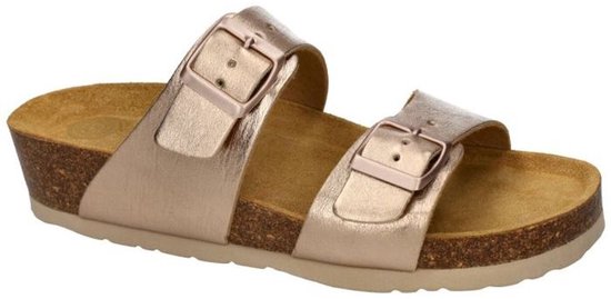 Dr Brinkmann - Dames - rose-or métallisé - pantoufles et mules - taille 41