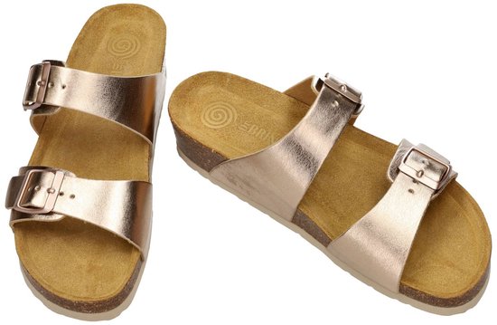 Dr Brinkmann - Dames - rose-or métallisé - pantoufles et mules - taille 41