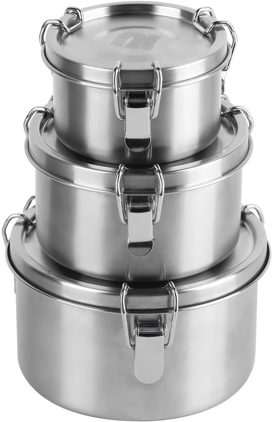Lot De 2 Blocs Réfrigérants En Acier Inoxydable – Sans Fuite, Pour Glacière, Sac à Lunch, Camping – Conserve Aliments Et Boissons