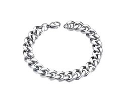 Style King - RVS Gourmette Schakelarmband - 21cm - 10mm