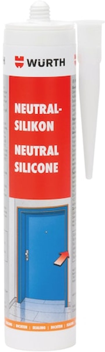 Wurth - Neutrale siliconen, gekleurd - Neutrale siliconen Inhoud 310 ml - H210, H208, H304, H302, H319, H361, H332, H318, H317, H371, H373, H301, H330, H311, H314, H400, H410, H071