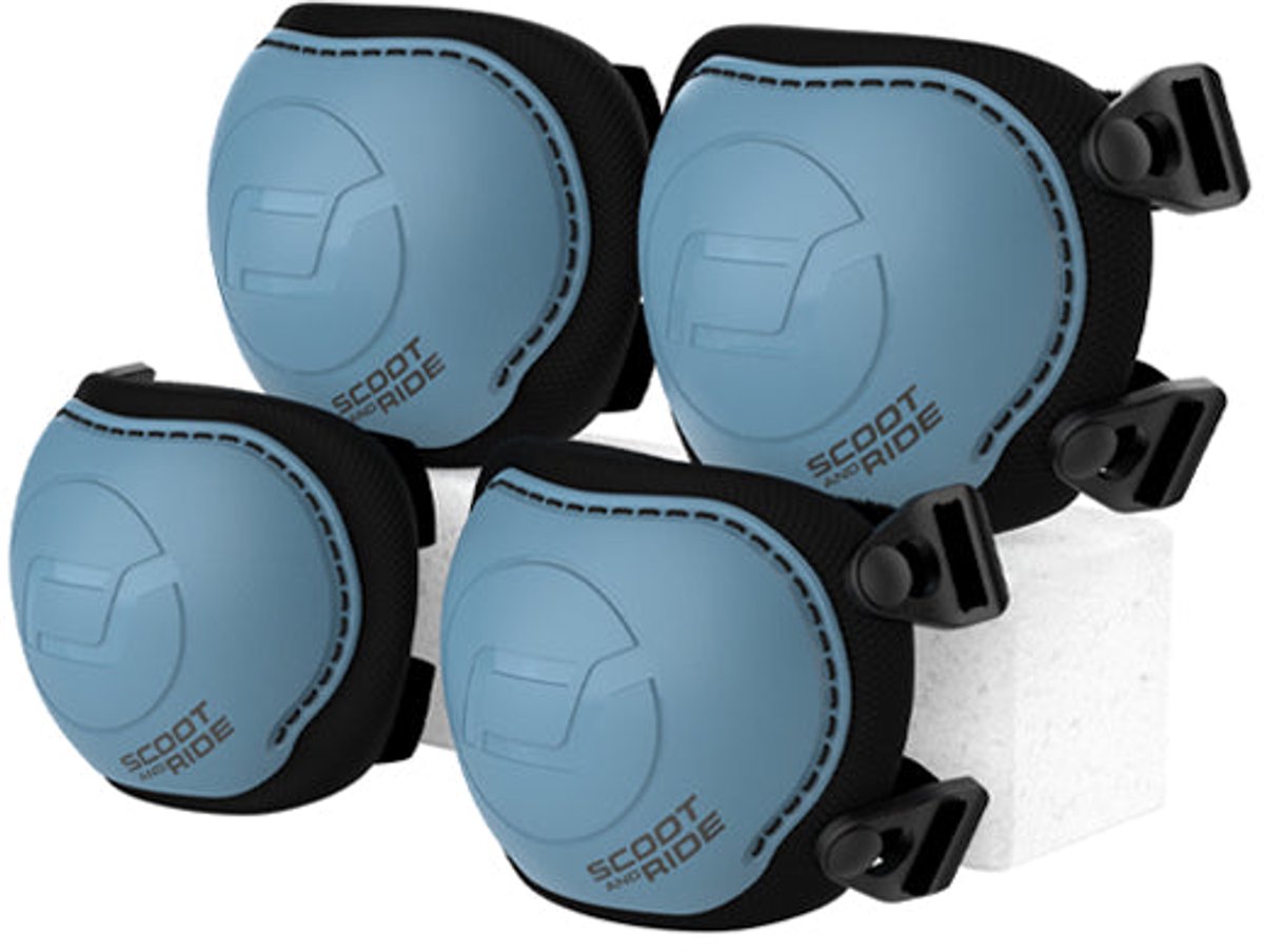 Scoot & Ride Protective Set Steel Zilver