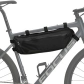 BBB Cycling Frametas Racefiets & Gravelbike 5 Liter - Waterbestendige Bikepacking Fietstas - Verstelbaar - Bikepacking Tassen - Middle Mate Large BSB-142