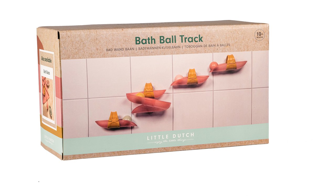 Little Dutch Waterbaan - Bad ballenbaan knikkerbaan - Roze — afbeelding 2