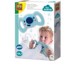 foto van SES Creative - Tiny Talents - Bubble schuim olifant badspeelgoed - maak bubbels met je badschuim, shampoo of douchegel - blijft drijven in bad - Speelgoed 2 Jaar
