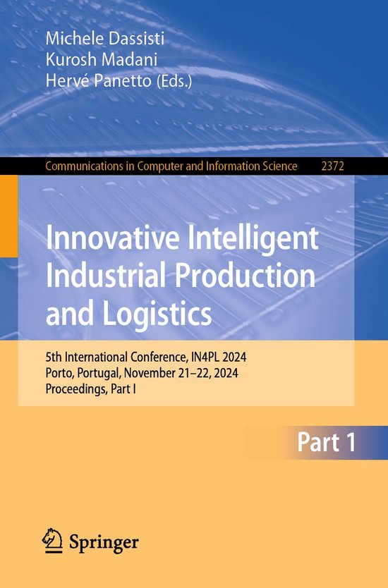 Springer Nature Proceedings Computer Science 1 - Innovative  ... - cover