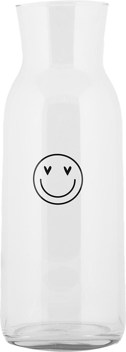 Clayre & Eef Karaf 1000 ml Transparant Glas smile