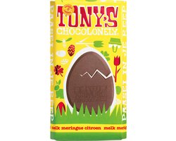 Tony's Chocolonely - Melk Chocolade Reep Pasen - Meringue Citroen Chocola - Paas Cadeau - Paascadeautjes voor Kinderen - Fairtrade - 180 gram Tony's Chocolonely - Melk Chocolade Reep Pasen - Meringue Citroen Chocola - Paas Cadeau - Paascadeautjes voor Kinderen - Fairtrade - 180 gram