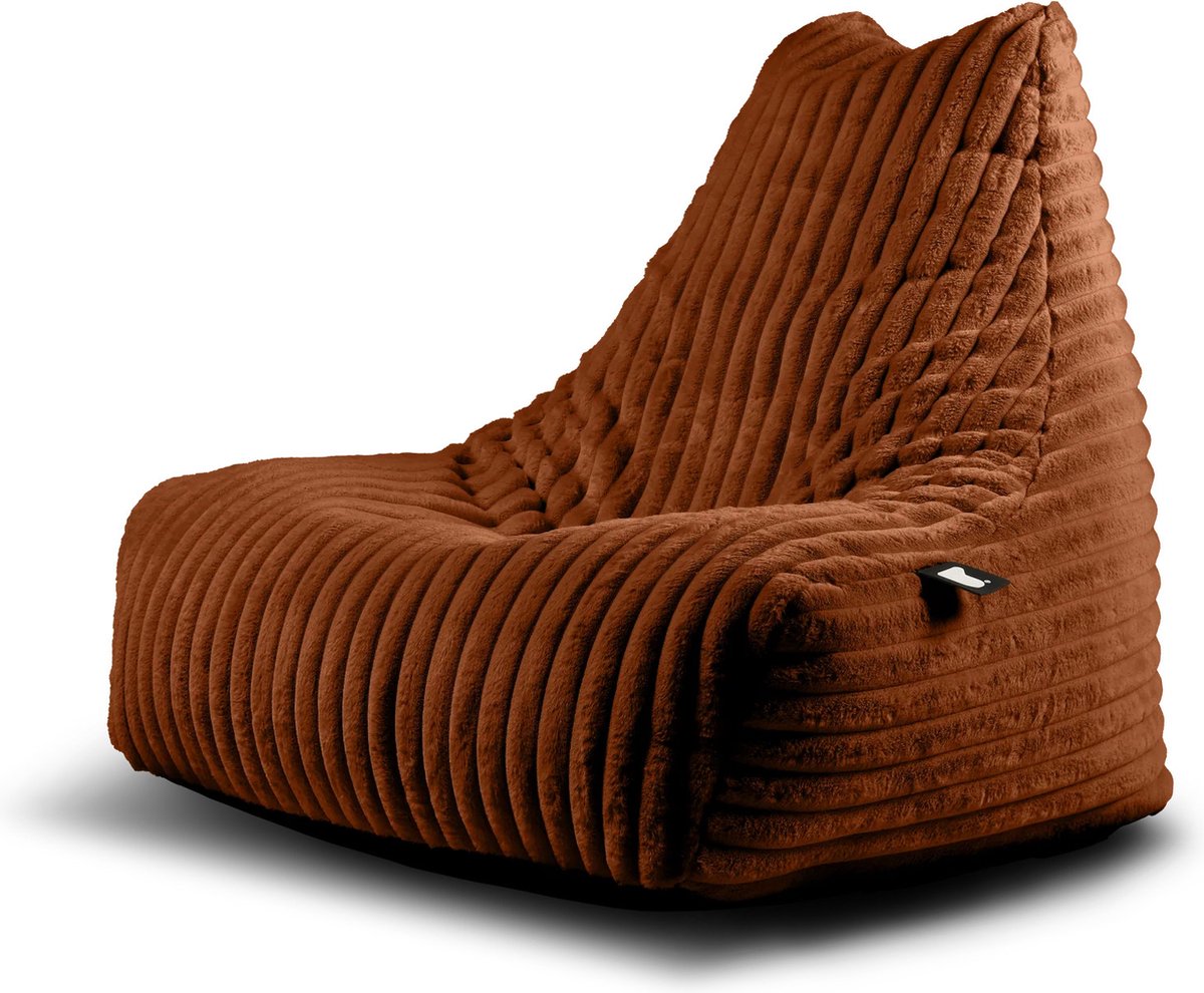 Extreme Lounging b-bag mighty-b cord - zitzak voor volwassenen - voor binnen - zachte & comfortabele stof - amber Bruin