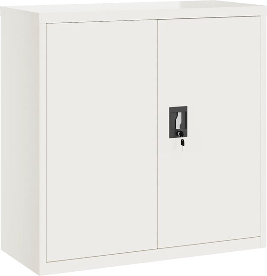Armario Archivador De Acero Gris Claro 90x40x70 Cm Vidaxl con Ofertas