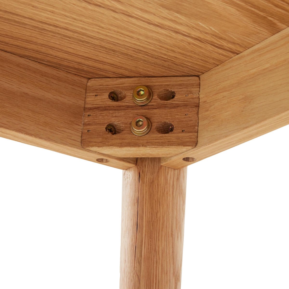 Salontafel Naturel Oil - Eiken Fineer - 70x70x52 cm - Salontafel Nyborg - Giga Meubel