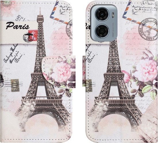 Coverup Case - Étui pour Motorola Moto G05 / E15 - Étui Coverup Book - Tour Eiffel