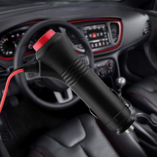 Sigarettenplug 12/24 volt met schakelaar - www