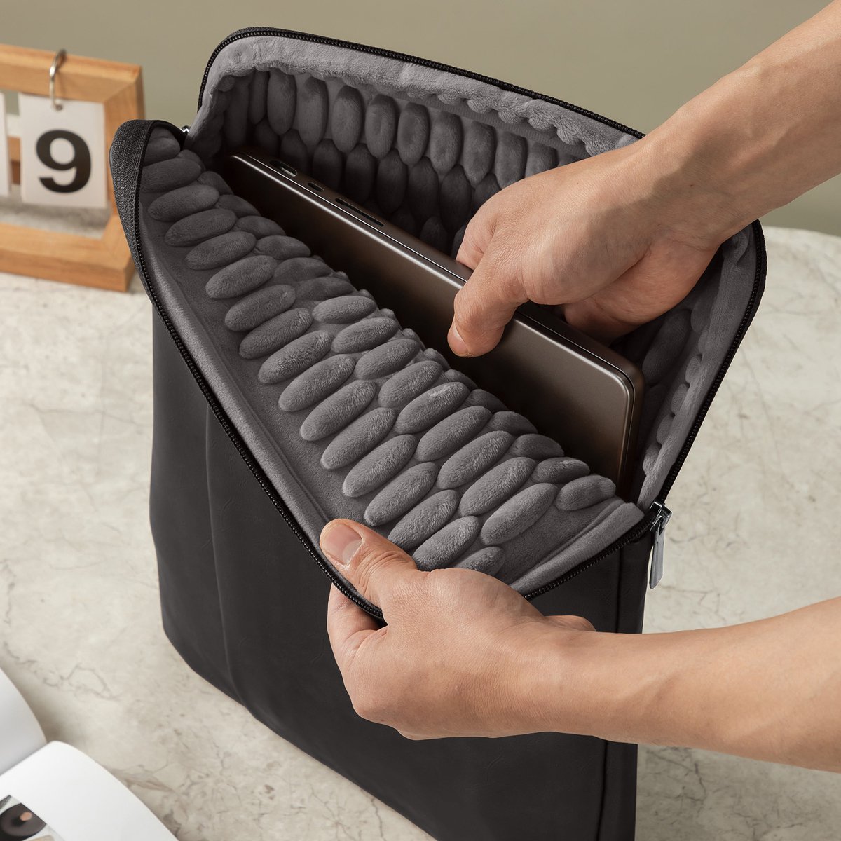 Lopoleis PU-Leren Laptoptas 15.6" thumbnail 6