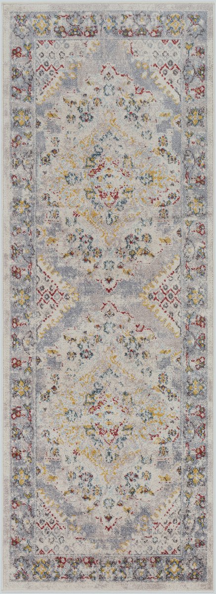 SURYA Jade vloerkleed vintage oosters taupe
