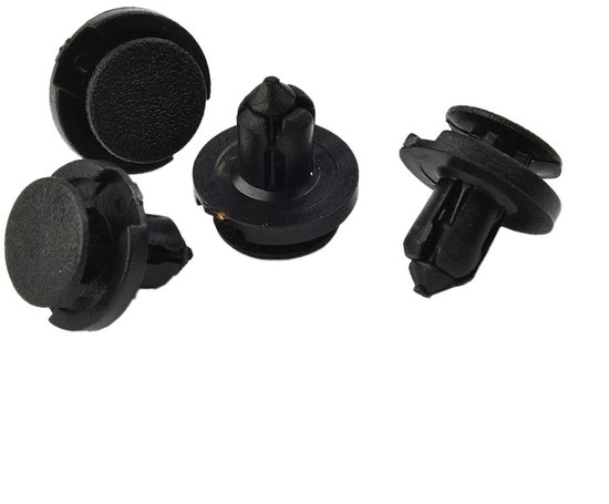 30 Stuks 8mm Beige Kunststof Klinknagels - Duw-in Clips Voor Auto Bumpers En Fenders