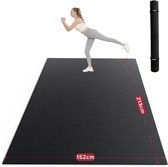 Bol.com Yogamat XXL extra groot sportmat fitnessmat antislip 213 x 152/183 x 122 x 08 cm dik hoge dichtheid ultra pvc gymnastiek... aanbieding
