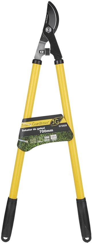 AUSONIA - 35136 TIJERAS DE PÉRTIGA RECOGEFRUTA DE 77 CM CON CABEZA ORIENTABLE Y HOJA TEFLONADA