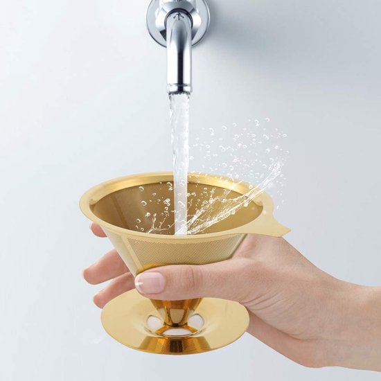 Permanente koffiefilter Koffiefilter Permanente filter Gouden