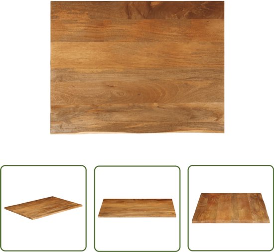 Malito tuinset in wit aluminium en teak - L 180 x B 80 x H 76,5 cm