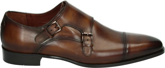 Greve 4450.88-001 - Chaussures à boucle - Belles chaussures pour homme - Chaussures à lacets pour homme - Couleur : Marron - Pointure : 44