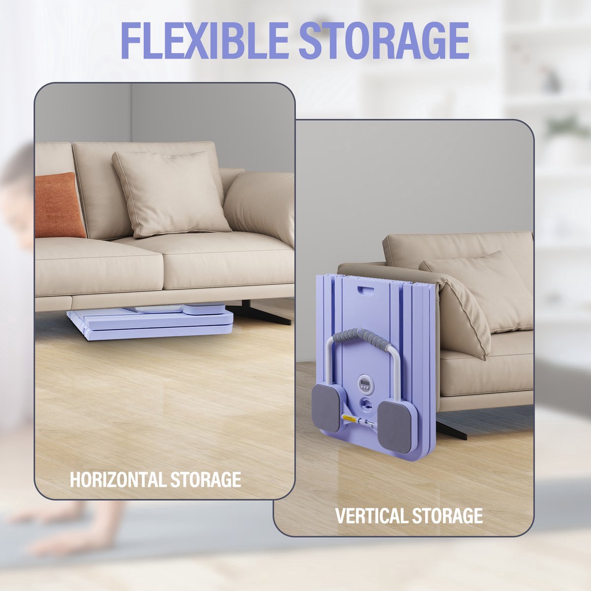 Pilates Multifunctioneel Oefenbord - Paars - afbeelding 3