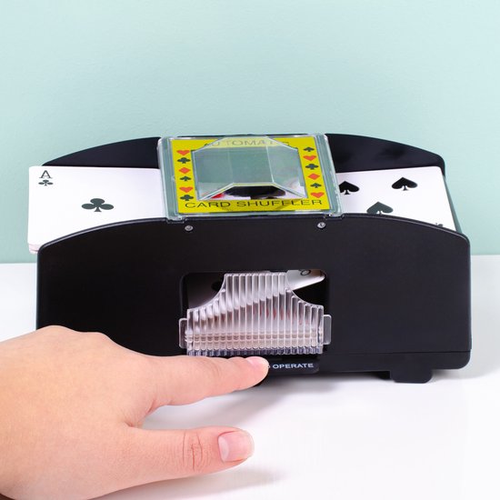 Mescolatore Carte Automatico Out Of The Blue - Plastica, 21x11.5x9.5cm, Multicolore