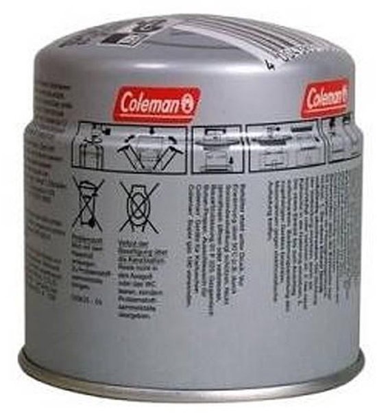 Coleman - Prik gas cartouche met veiligheidsventiel 190g - Metaal - Propaan - Butaan - Gasbus van Coleman — afbeelding 2