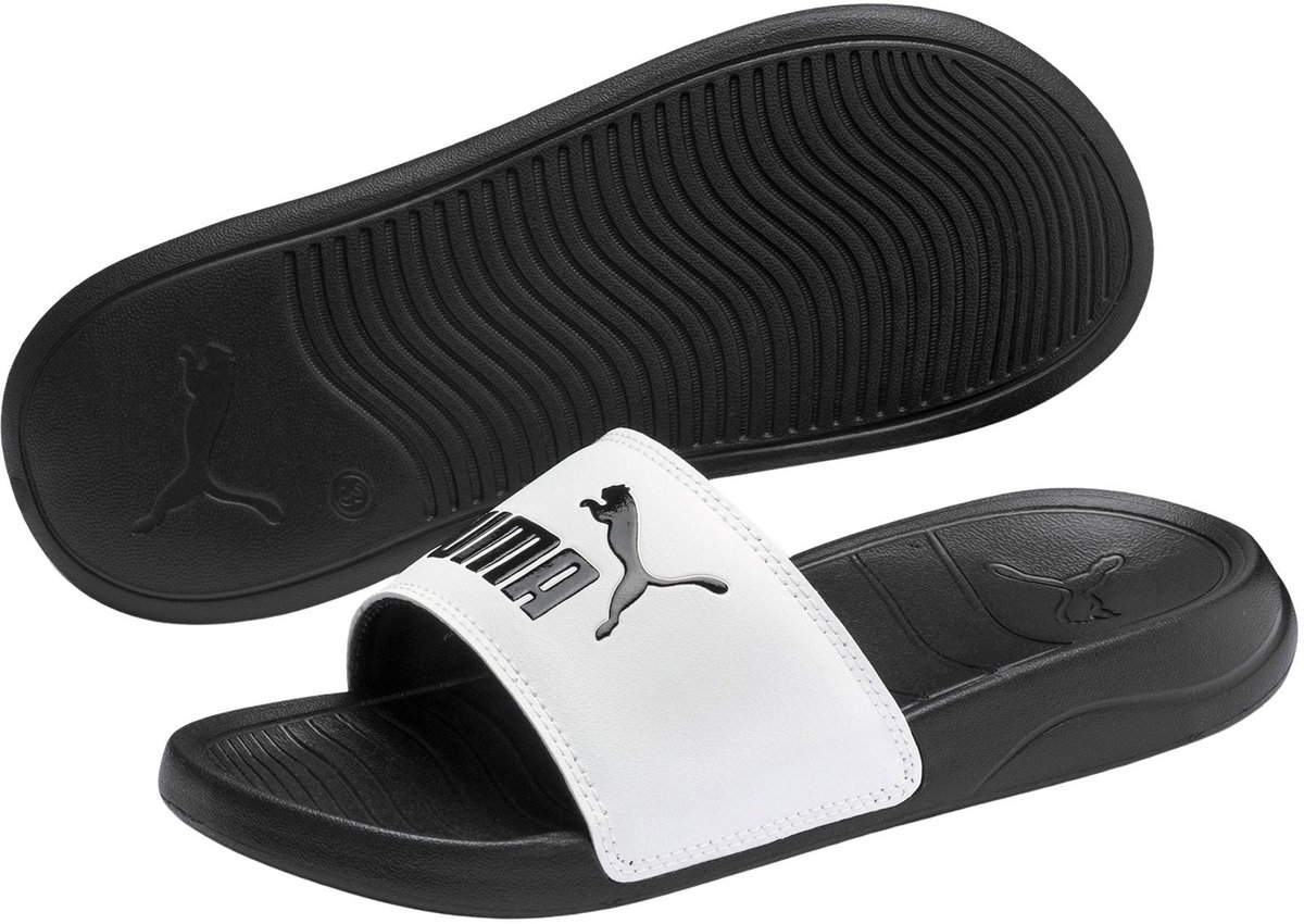 Puma Popcat Badslippers Junior Zwart