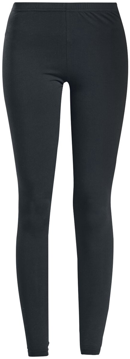 R.E.D. Rock-Engineered Design Zwarte basic leggings met elastiek - Dames - XL