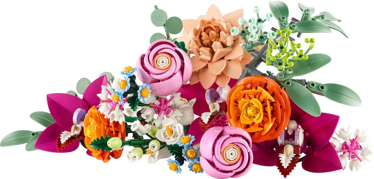 LEGO Botanicals Roze boeket - Bloemen Decoratie - 10342 — afbeelding 12