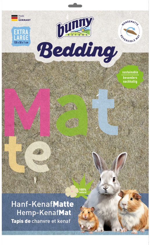 Bunny Nature Bedding Hemp-Kenaf-Mat Extra Large