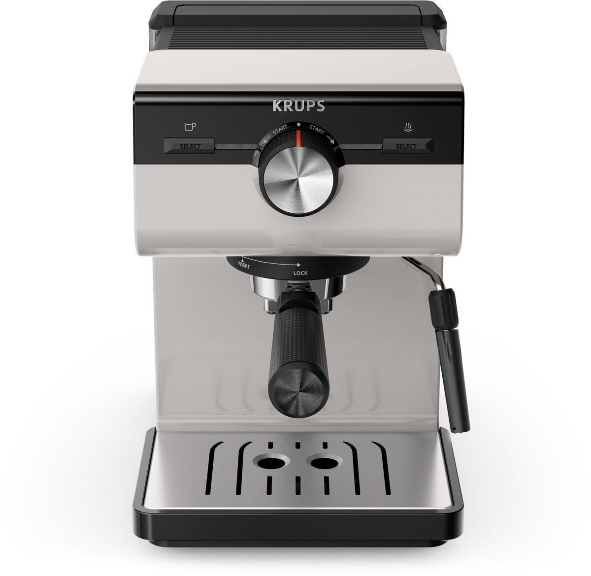 Krups Authentic C40 XP381B- Pistonmachine - met Melkopschuimer