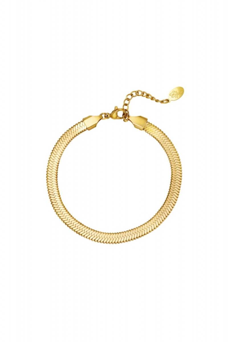 Armbandje retreat goud - LMPiercings