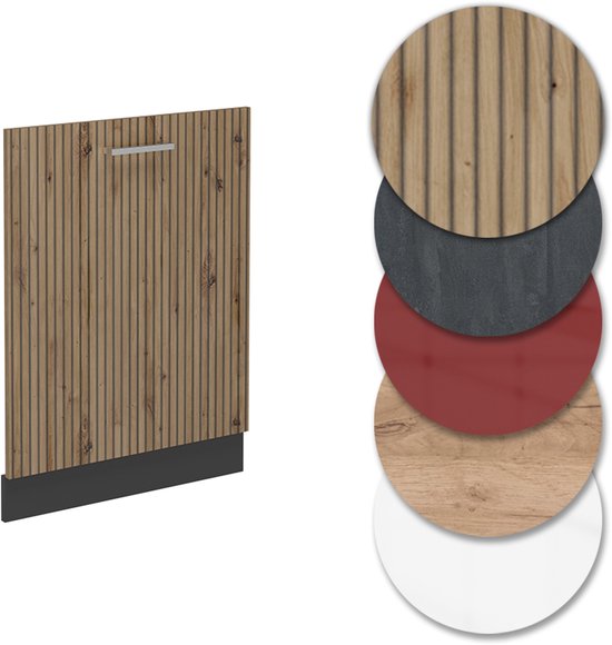 Couvercle pour lave-vaisselle Vicco R- Line – 60 cm, WB Oak Chêne artisanal, WB Oak