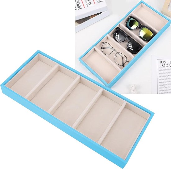Fluwelen Ring Opbergdoos - Sieraden Houder Met Helder Glazen Deksel Hold Up To Display Box Tray Ringen Oorbellen Hangers Manchetknopen