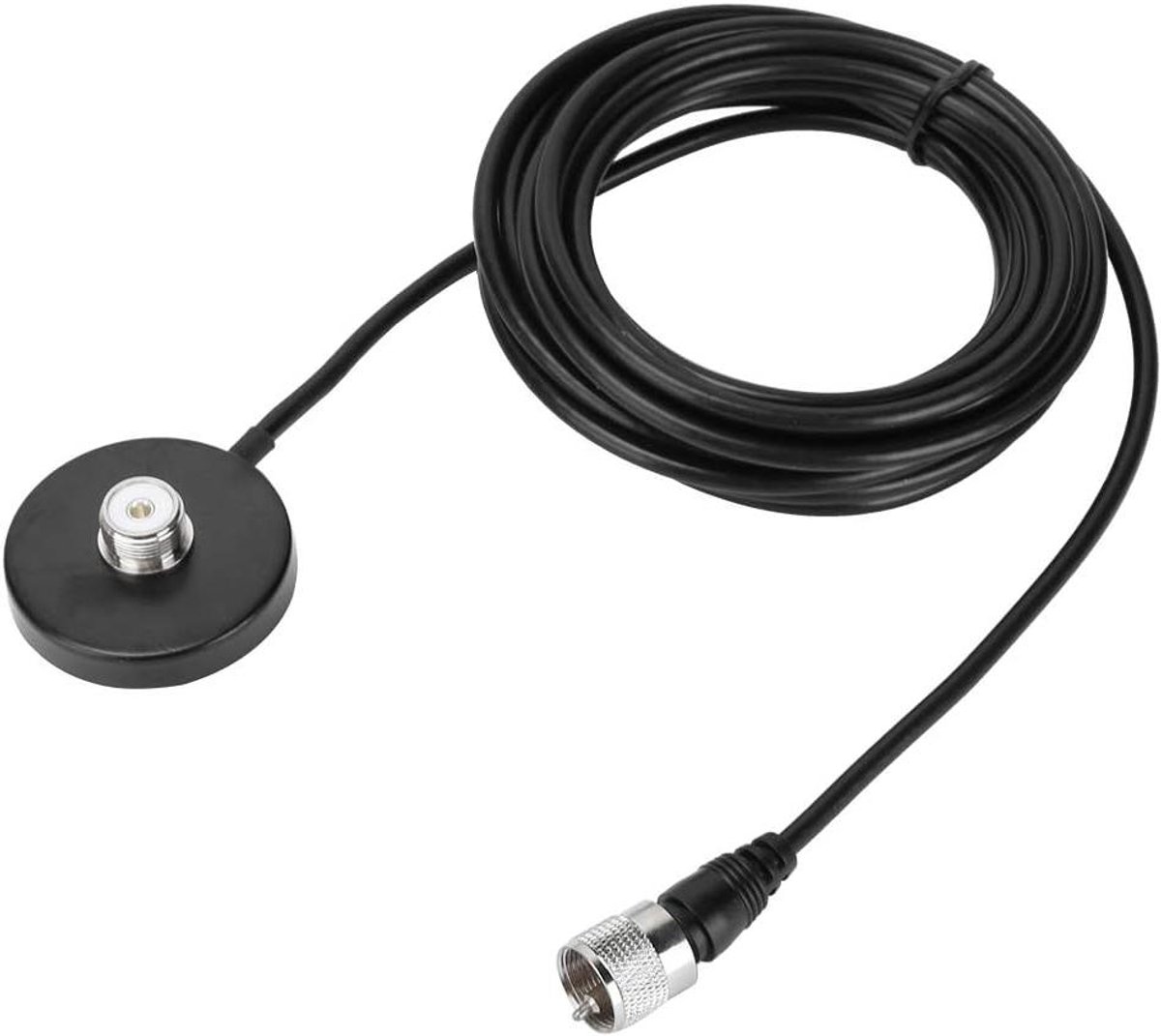 Voertuig Mobiele Radio Antenne Magnetische Basis - Sucker Magneet Mount Basis - Kabel Verbinding - 5 Meter Coaxiale Kabel .