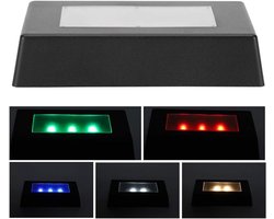 Light Base Show Stand Display Plaat Veelkleurige verlichte standaard voor 3D Crystal Glass Art - Rechtstandaard - Amerikaanse voeding .