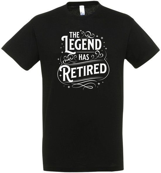 T-shirt La Legend A Retiré - Taille XL - T-shirts Drôles - T-shirt Retraite - Cadeau Retraite - Retraite - T-shirt Homme - T-shirt Femme - Unisexe