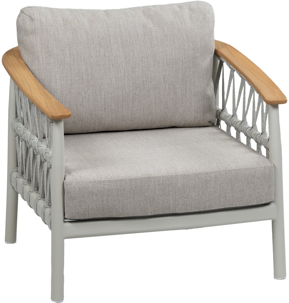 Loungestoel Capri | Naturel & Cream