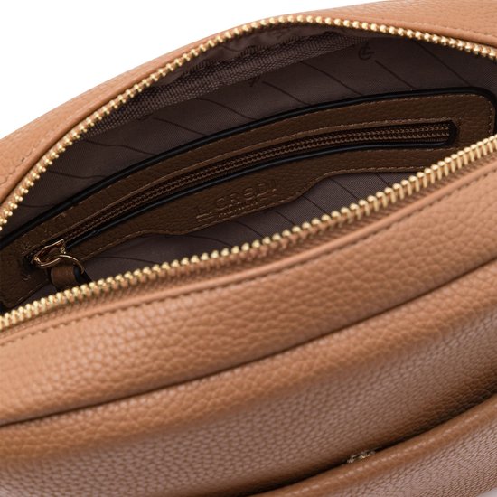 L.CREDI Sac à épaule bandoulière Olga Crossbody Bag Toffee Brun
