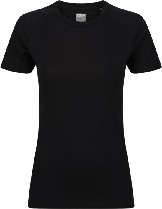 Foto: Merino short sleeve t shirt dames black