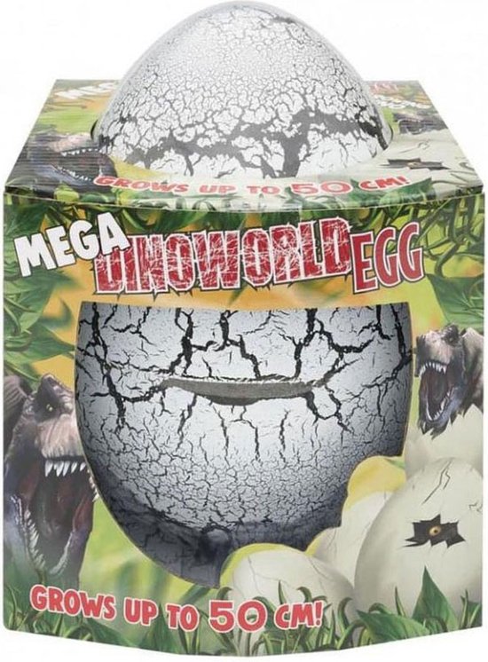 Dinoworld Groei-ei Xl Dinosaurus Junior 20 Cm Bruin
