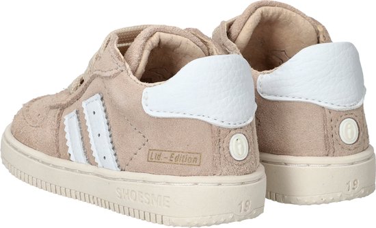 Shoesme Bn25s002 Baskets pour femmes - Baskets en cuir - Unisexe - Beige - Taille 22