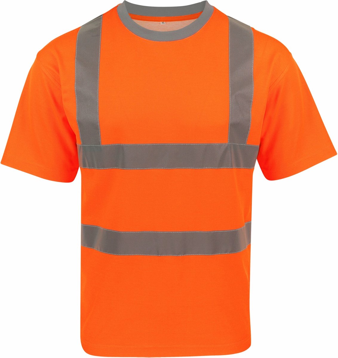 Korntex - Heavy Duty Polycotton Hi-Vis T-Shirt Barcelona - Signal Orange - 3XL